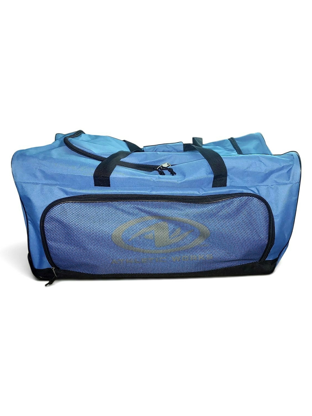 Athletic Works Light Blue Travel Duffel Bag, GUC